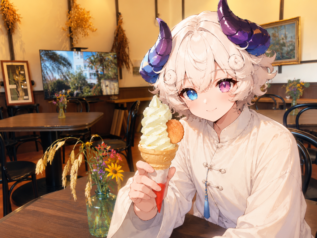 北川村産ゆずのソフトクリーム
